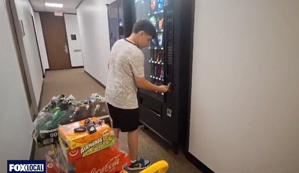 estudiante máquinas de vending